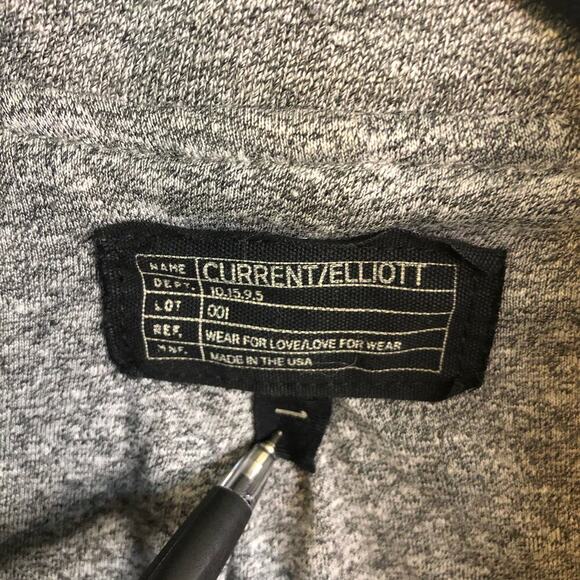 Current/Elliott The Easy Biker Zip Soft Knit Motorcycle Jacket Size 1 (Small) - Picture 3 of 8